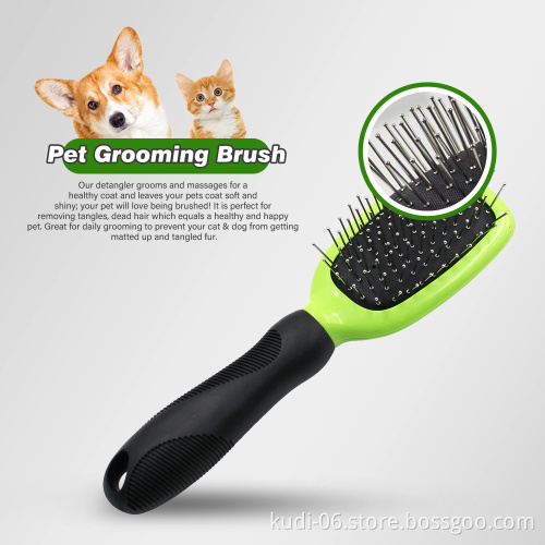 Small and Large Size Dog Cat Hair Grooming Pin Brush With Comfortable Air Cushion